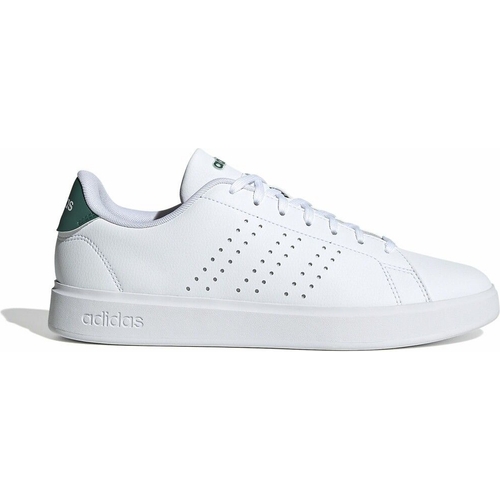 adidas Advantage 2.0 - Cloud White/Core Black/Green - 4.5 UK