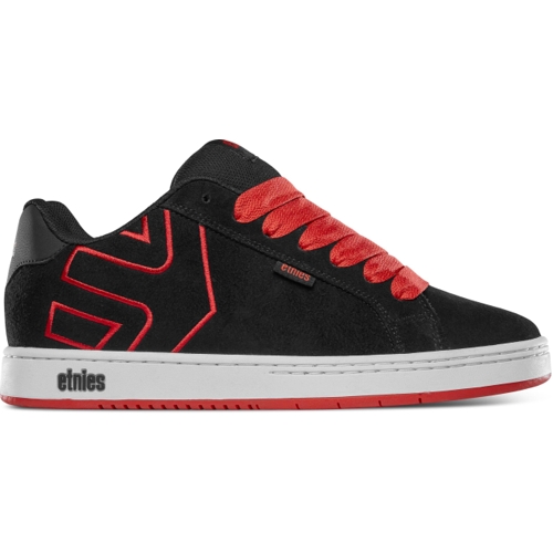 Etnies Fader Trainers - Black/Red - UK 8.5