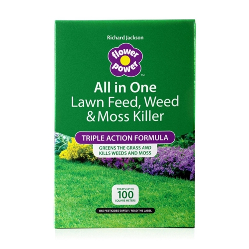 Richard Jackson All in One Lawn Feed, Weed & Moss Killer - 3.2kg