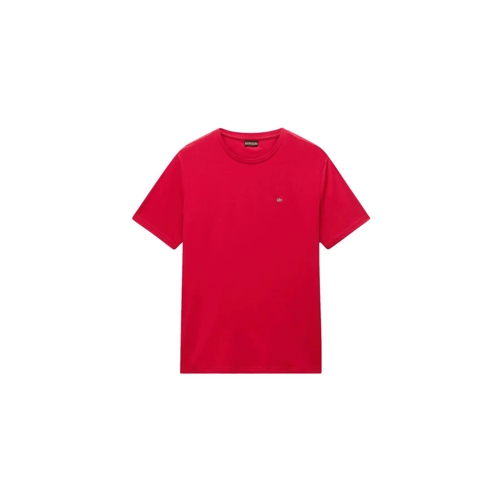Napapijri Salis T-Shirt - Red - Regular - Crew - M
