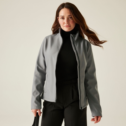 Ablaze Printable Softshell Jacket - Grey - 18