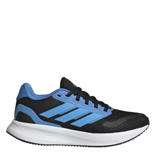 adidas Runfalcon 5 Trainers - Black/Blue - 5.5 UK