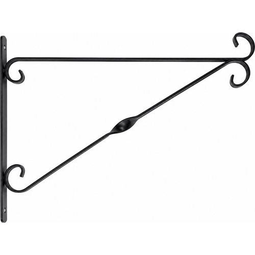 Hanging Basket Bracket - 14 Inch - Black
