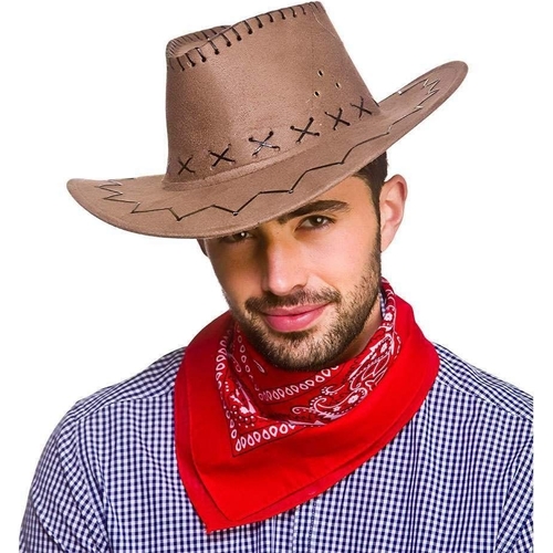 Cowboy Bandana - Red Plaid - Adult