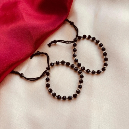 The Colourful Aura Nazaria Bracelet - Black