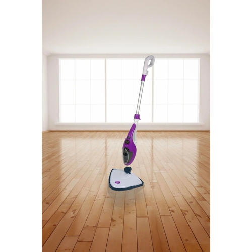 10 in 1 1500W Hot Steam Mop Cleaner and Hand Steamer - Neo - Purple