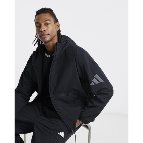 adidas Myshelter Wind Cheater Jacket - Black - M