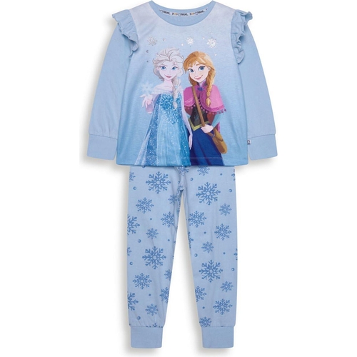 Brand Threads Frozen Jersey Pyjama Set - Blue - 4