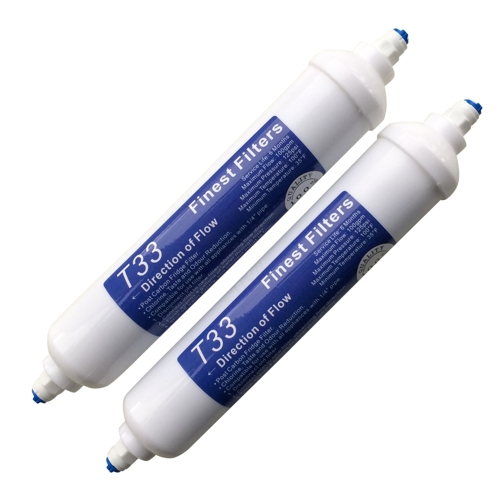 Inline T33 Carbon Water Filter Cartridges - 2 Pack