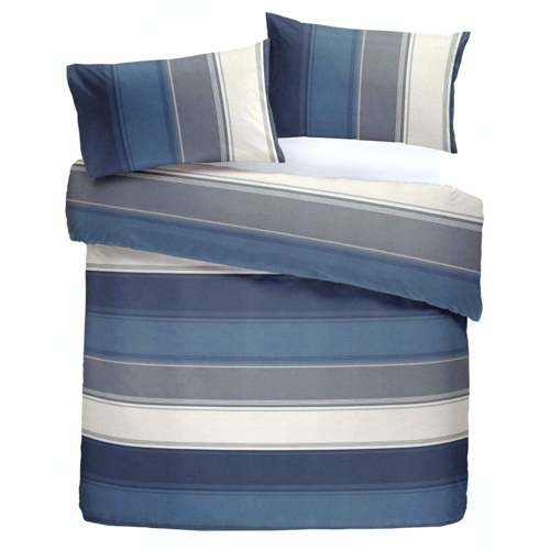Betley Stripe Duvet Set - Fusion - Blue