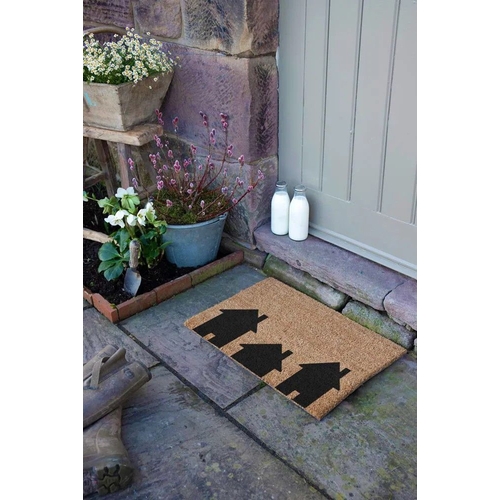 Home is where the heart is Doormat - Artsy Mats - Multicolor