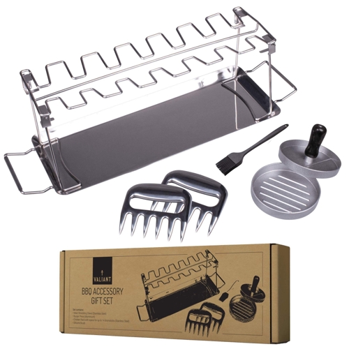 Valiant BBQ Accessory Kit - Black