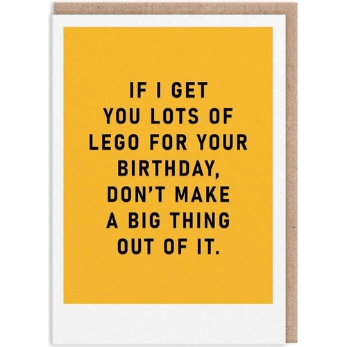 Lots Of Lego Birthday Card - Barry Dunstall BDGC9613