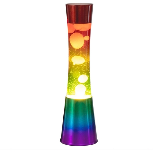 Global Gizmos Modern Tower Style Lava Lamp - Multicolor