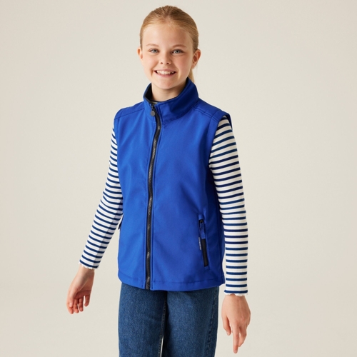 Regatta Professional Kids Ablaze Softshell Bodywarmer - Blue, 3-4 Years