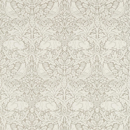 Morris & Co Pure Brer Rabbit Wallpaper - Beige