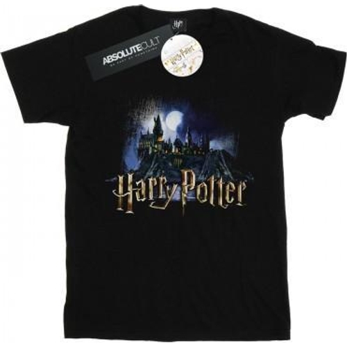 Harry Potter Hogwarts Castle T-Shirt - Black - Crew - 5-6