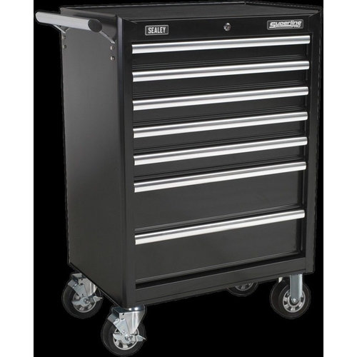 Rollcab - 7 Drawer - Black - Sealey - AP33479B