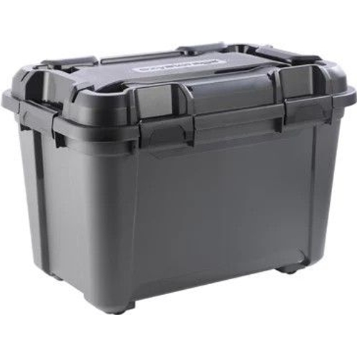 Ezy Storage Bunker Tough Heavy Duty Storage Box - Black 55L