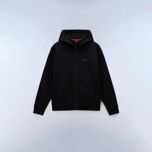 Napapijri Yourte Zip Hoodie - Black - Oversized - M