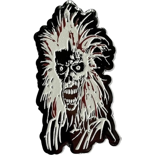 Iron Maiden Pin Eddie Badge - White