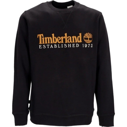 Timberland ESTABLISHED 1973 EMBROIDERY LOGO BR - Crew Neck - Black