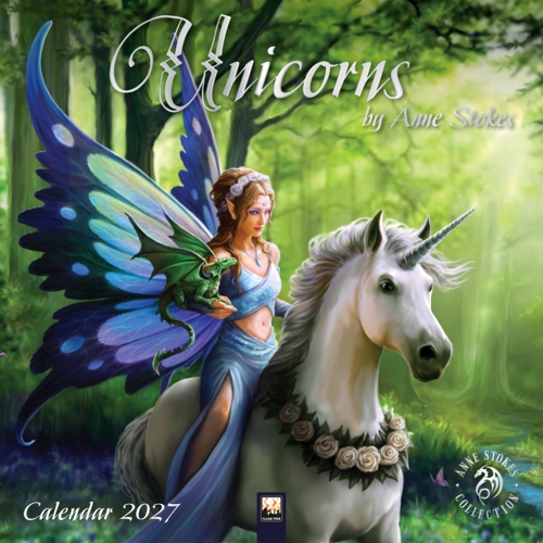 Unicorns Wall Calendar 2027 - Anne Stokes