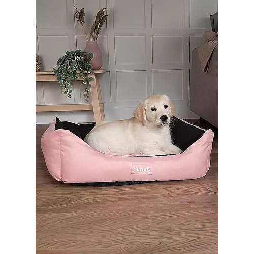 Scruffs Expedition Dog Box Bed - Rose Quartz, Pink
