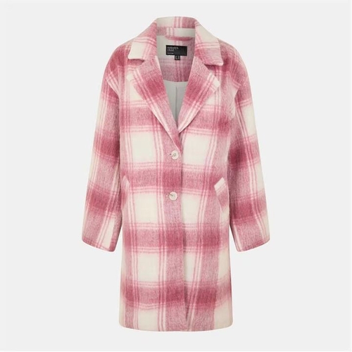 Nobodys Child NC Coat Wool Chk - Pink - Size 12