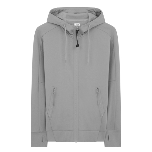 CP Company Goggle Full-Zip Hoodie - Grey - XS
