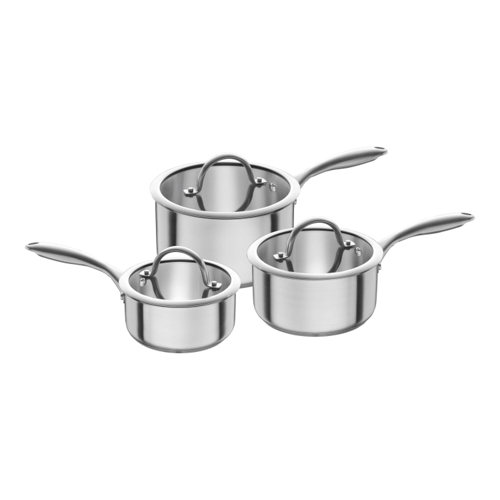 Zwilling Glace Pot Set - 3 Piece - Silver