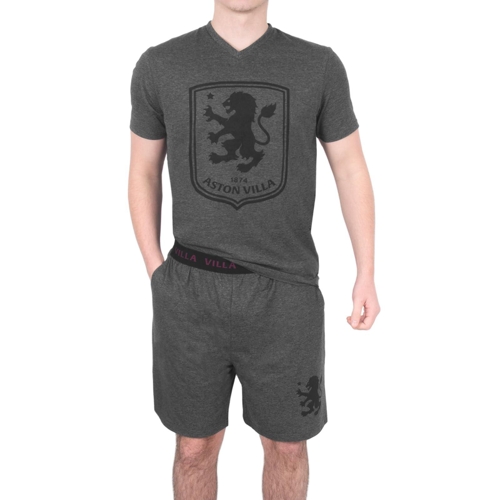 Aston Villa Short Pyjama Set - Grey - Medium