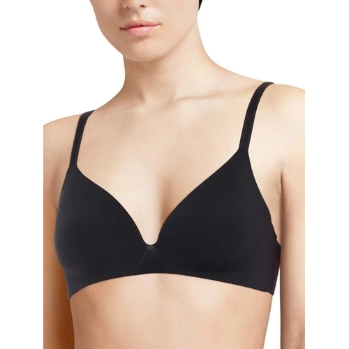 Chantelle Essentiall Wirefree Triangle T-Shirt Bra - Black - UK 14