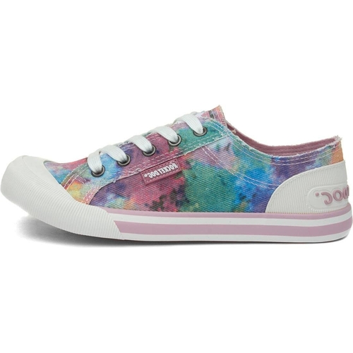 Rocket Dog Jazzin Trainers - Pink/Multi - Size UK 7