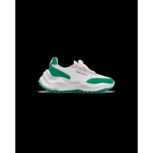 Atlantis Trainers - White - Green - 12.5