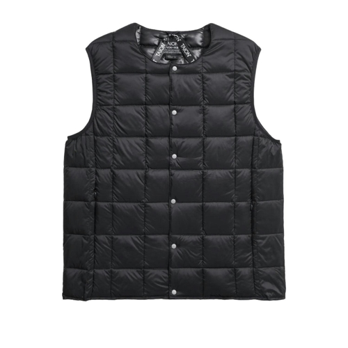TAION Original Crew Neck Down Vest - Black - M