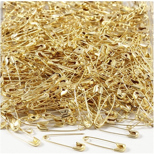 Safety Pins - Gold - 22 mm - 500 pc