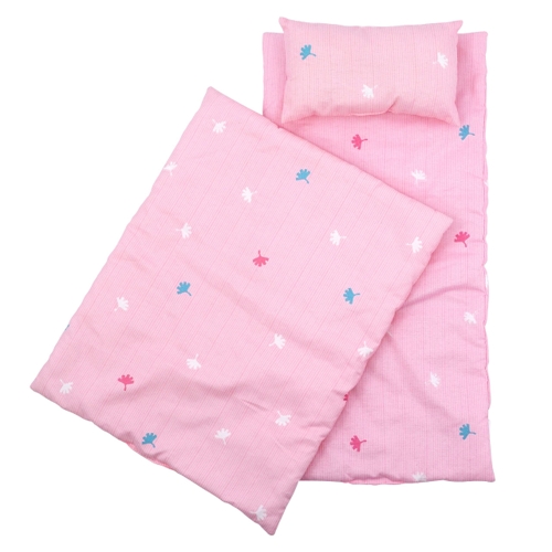 Dolls Accessories Pillow And Quilt Set - Bibi Doll - Pink