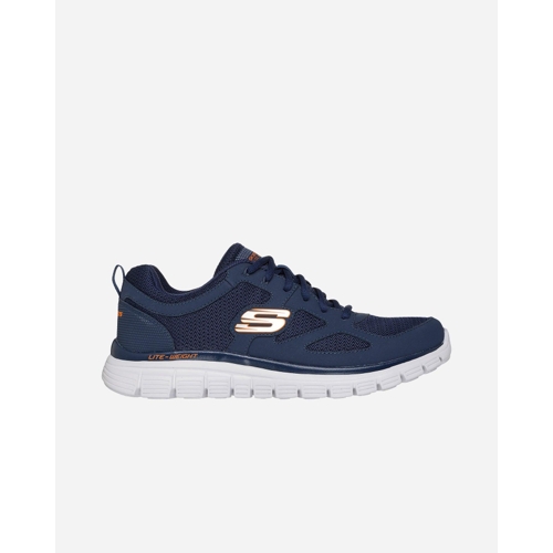 Skechers Burns - Agoura - Navy Blue/Orange - Size 7