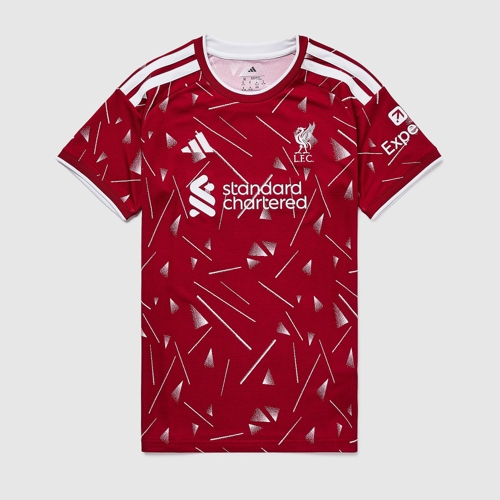 adidas Liverpool 26/27 Home Shirt - Red - Geometric - Crew - Slim - S