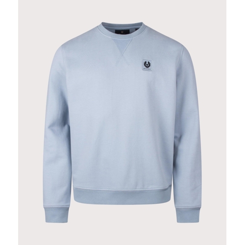 Belstaff Sweatshirt - Blue - Regular Fit - Crew Neck - XL
