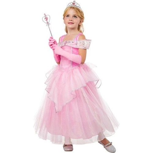Rubies Princess Costume - Pink - Floral - Kids - 5-6