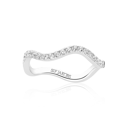 Sif Jakobs Ellera Waves Ring - Silver - 54
