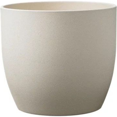 Verve Plant Pot - Ceramic, Sandstone - (Dia) 27Cm, (H)26Cm