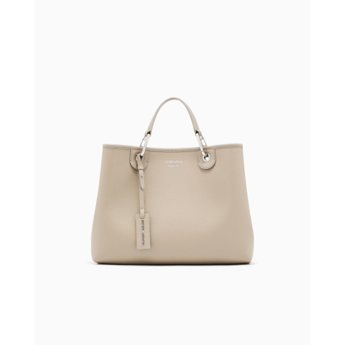 Medium MyEA shopper bag - Emporio Armani - Beige - Animal