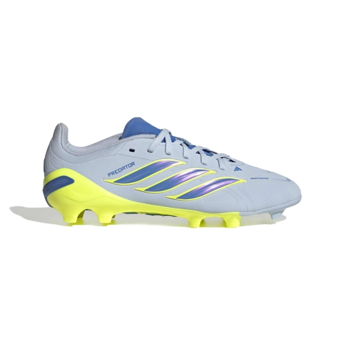 adidas Juniors Predator Elite Firm Ground Football Boots - Blue/Yellow - Size UK 3