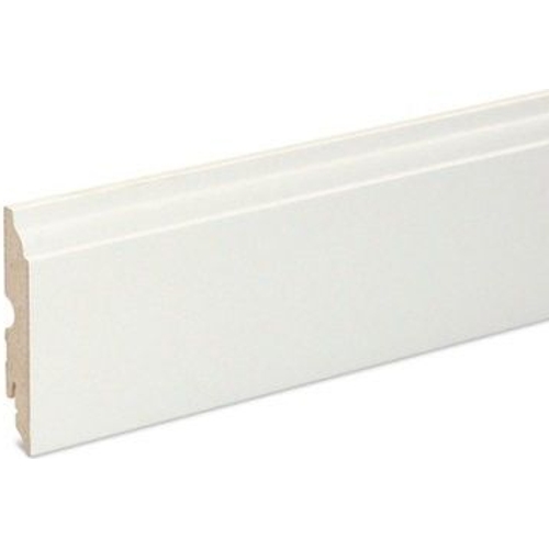 GoodHome Primed White Mdf Skirting Board - White