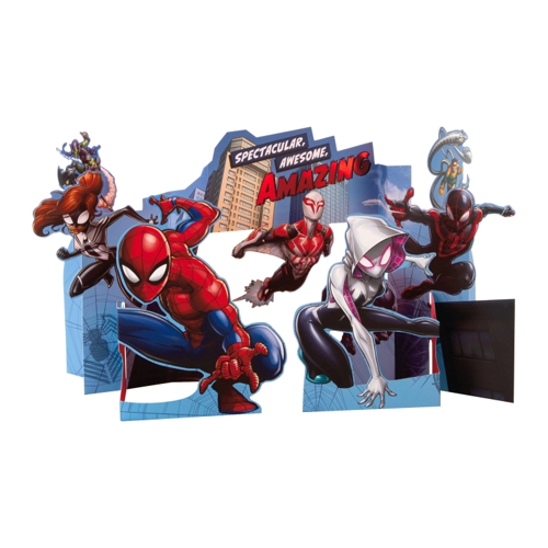 Kids Birthday Card - 3D MARVEL Spider-Man Design