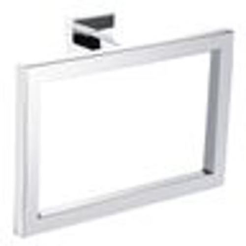iflo Kipawa Wall Mounted Bathroom Towel Ring Holder - Silver