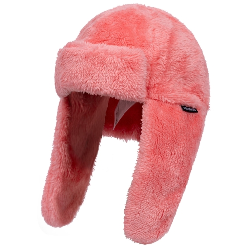 Trespass Kids Faux Fur Hat - Soft Orange - 5-6